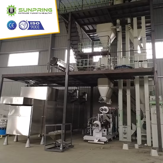Farm Floating Sinking Fish Feed Poultry Pet Dog Cat Chicken Animal Food Pellet Extruder Making Machine Mill Maker Extrusion Equipment Production Processing Line