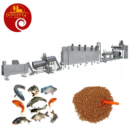 China Machinery Floating Fish Feed Extruding Making Machine Line