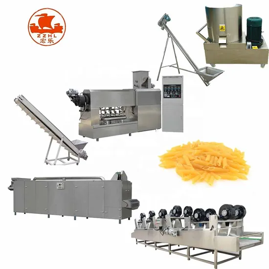 Automatic Rice Macaroni Spaghetti Pasta Making Machine Production Line