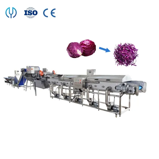 Food Grade Stainless Steel SS304 Bubble Cleaning Air Drying Production Line