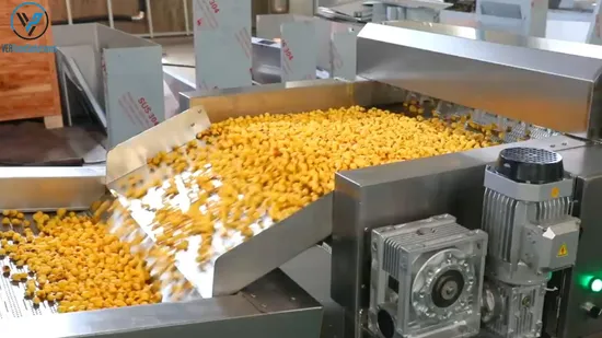 Spicy Nacho Popcorn/Cinnamon Sugar Popcorn Continuous Automatic Popcorn Production Line for Hotel