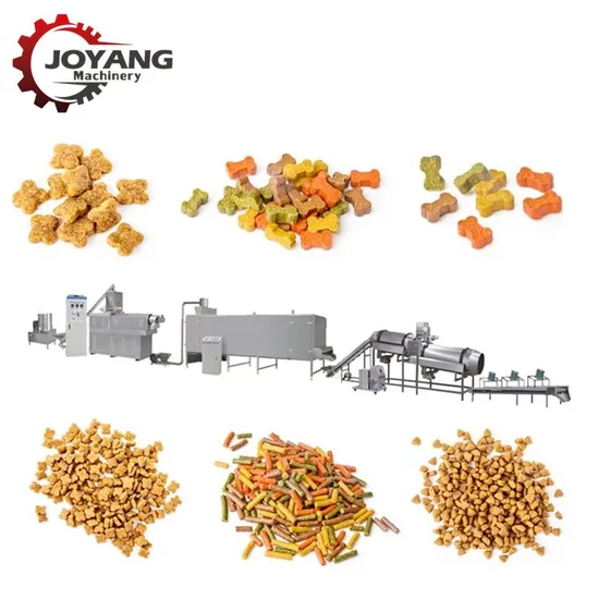 Large Capacity Floating Sinking Fish Feed Carp Shrimp Pet Dry Dog Cat Food Extruder Equipment Processing Production Line