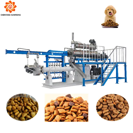 Dry Pet Cat Fish Feed Extrusion Equipment Plant Animal Floating Food Making Processing Extruder Machine Pet Dog Food Pellet Production Line Price
