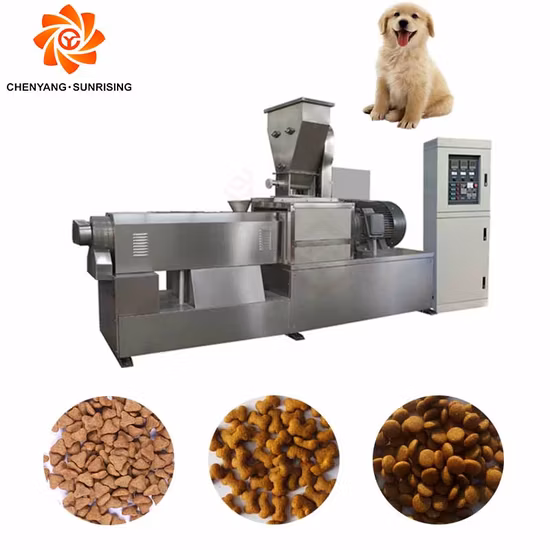 Dry Pet Cat Fish Feed Extrusion Equipment Plant Animal Floating Food Making Processing Extruder Machine Pet Dog Food Pellet Production Line Price