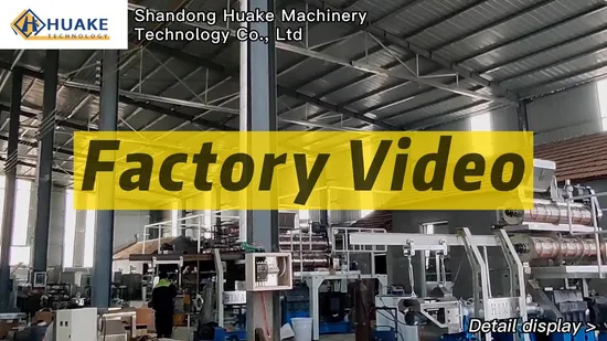 Tvp Tsp Artificial Meat Textured Fibre Soya Chunk Protein Product Production Line 