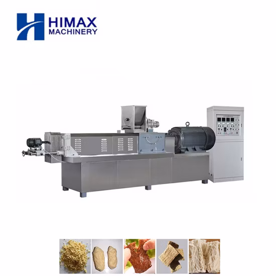 Soya Beans Extraction Vegetarian Meat Protein Production Line Vent Food Machine