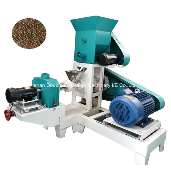 Factory Price Livestock Chicken Feed Pet Food Extruder Floating Fish Feed Pellet Extruder Production Line 