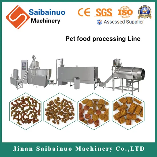 New Technical Pet Food Machine Extruder Dog Cat Feed Machinery Processing Line 
