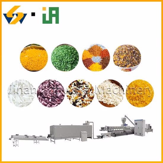 Fortified Nutrition Artificial Rice Extruder Making Machine Production Line