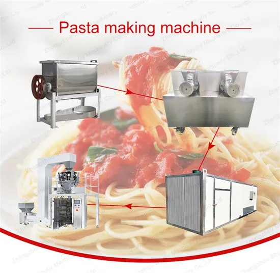Automatic Pasta Making Spaghetti Macaroni Packing Processing Production Line 