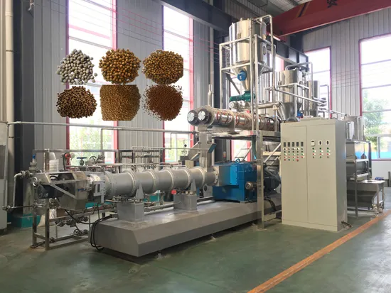 2 Ton/H Extruded Pet Food Dog Food Cat Food Floating Fish Feed Pellet Making Machine 