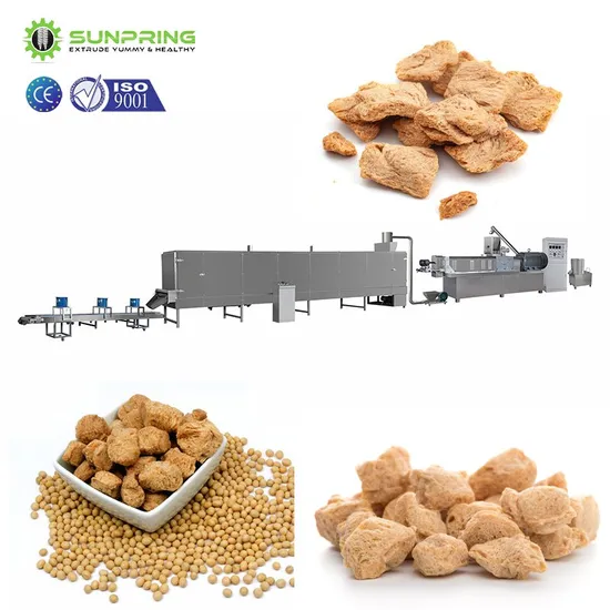 OEM ODM Soya Chunk Processing Mini Machines+Meat Production Line Soy Chunks Machine Best Price Soya Chunks Plant Meat Production Machine Soy Chunk Make Machine 