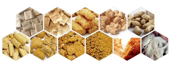 Textured Vegetarian Soy Protein Machine Tvp Tsp Artificial Soya Processing Line 