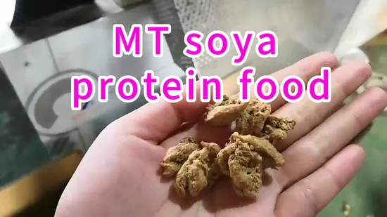 Soy Isolated Protein Production Line/Tvp/Tsp Soya Botanic Protein Making Machine 