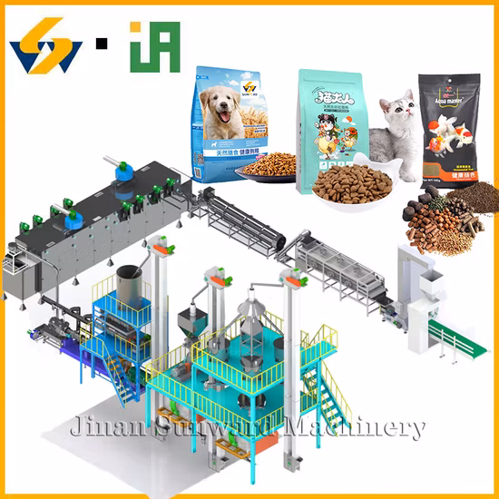 Pet Dog Food Production Line Equipment Fish Feed Making Extruder Machine