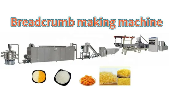 Panko Bread Crumbs Production Line Bread Crumbs Maker 