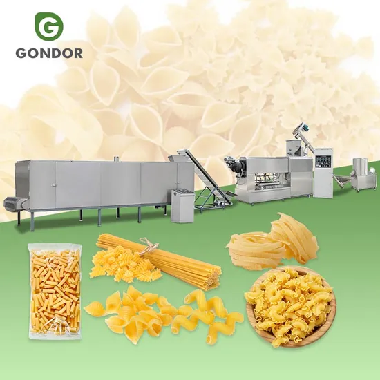 Fully Automatic Industry Plant Stainless Steel Machine Spaghetti Noodle Pasta Macaroni Process Maker Production Line 