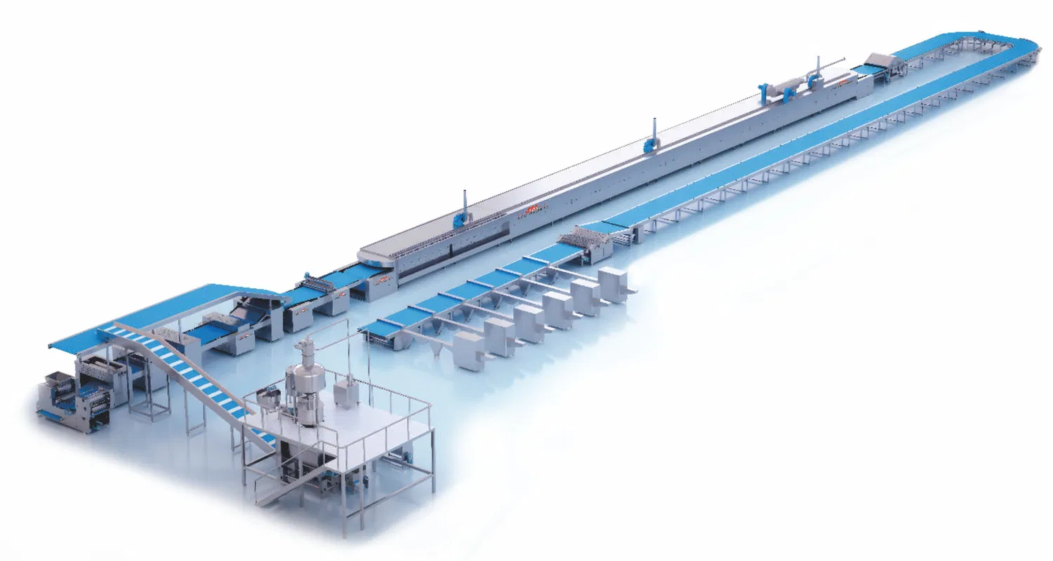 Full Automatic Biscuit Production Line for Biscuit Factory